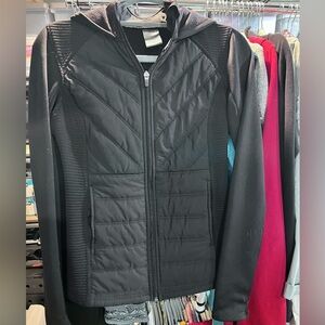 Tek Gear Women's Black Puffer Jacket with hood